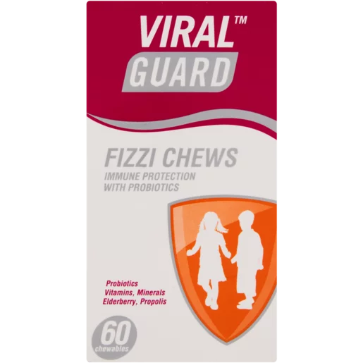 ViralGuard Fizzi Chews Immune Protection Tablets 60 Pack