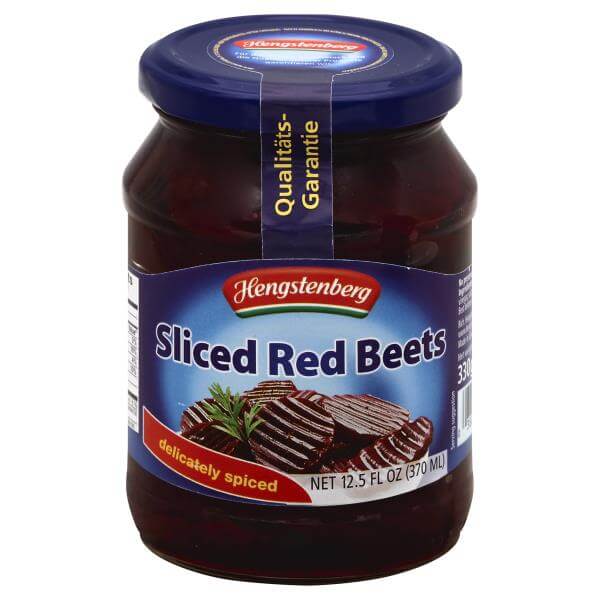 Hengstenberg Sliced Red Beets with Red Wine Vinegar 370ml