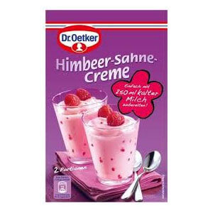 Dr Oetker Raspberry Cream Pudding 62g