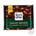 Ritter Sport Milk Chocolate With Whole Almonds  HEAT SENSITIVE ITEM. PLEASE ADD ITEM 122942 TO THE ORDER TO TRY TO PROTECT CHOCOLATES FROM HEAT DAMAGE. 100g