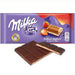 Milka Strawberry Milk Chocolate Bar  HEAT SENSITIVE ITEM. PLEASE ADD ITEM 122942 TO THE ORDER TO TRY TO PROTECT CHOCOLATES FROM HEAT DAMAGE. 100g