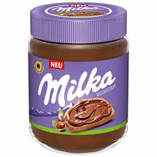 Milka Hazelnut Spread HEAT SENSITIVE ITEM. PLEASE ADD ITEM 122942 TO THE ORDER TO TRY TO PROTECT CHOCOLATES FROM HEAT DAMAGE 350g