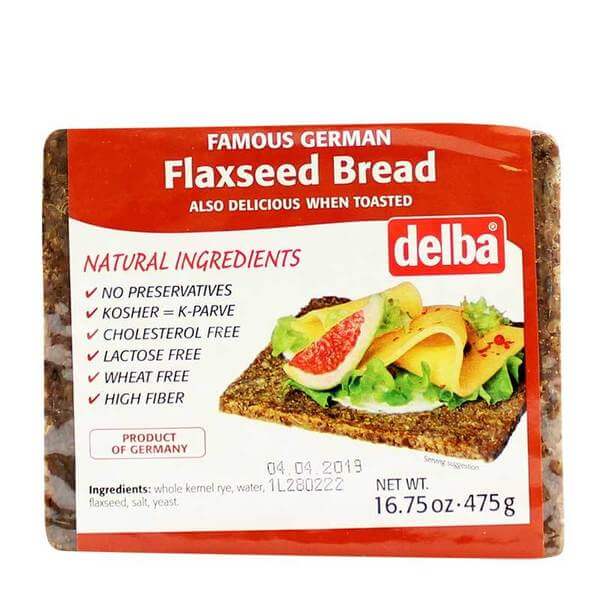 Delba Flaxseed Bread 500g
