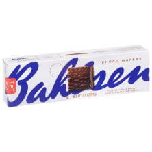 Bahlsen Choco Wafers Cookies with Dark Chocolate  HEAT SENSITIVE ITEM. PLEASE ADD ITEM 122942 TO THE ORDER TO TRY TO PROTECT CHOCOLATES FROM HEAT DAMAGE. 97g