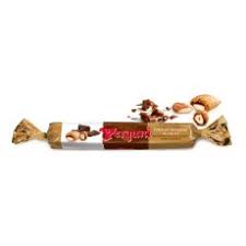 Vergani Extra Dark Chocolate Coated Soft Almond Nougat Twist 100g
