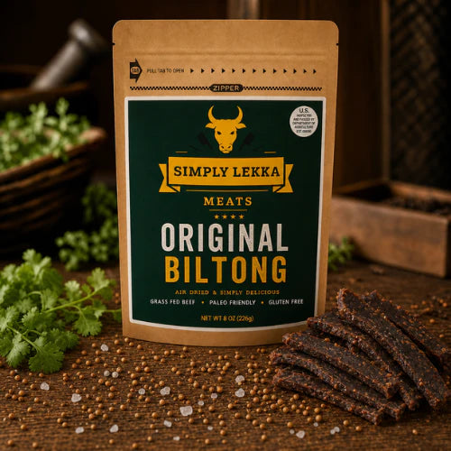 Simply Lekka Meats Original Biltong Sliced 226g