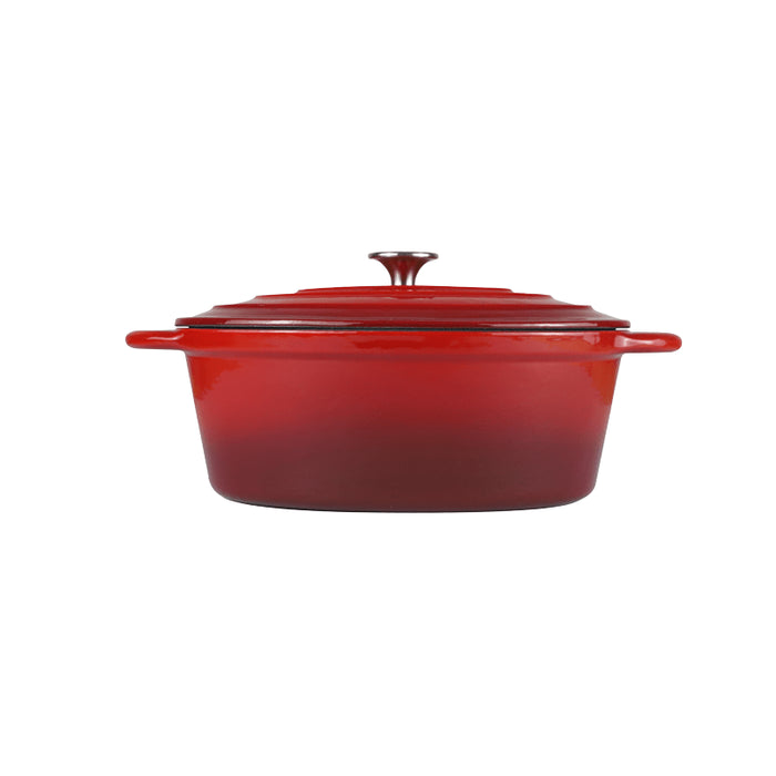 LK's Chef Oval Casserole 4L Red