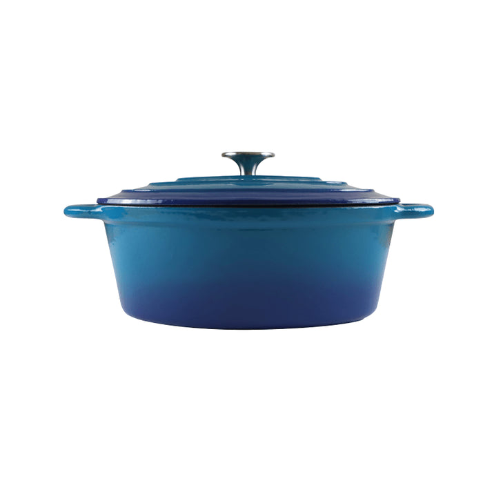 LK's Chef Oval Casserole 4L Blue