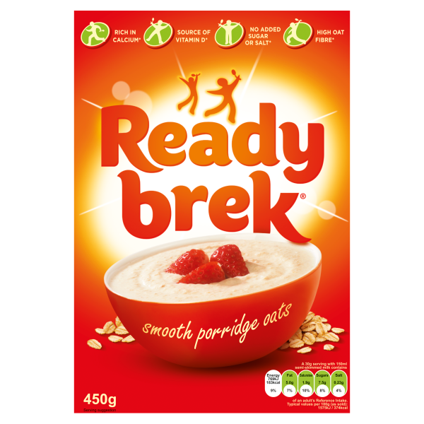 Weetabix Ready Brek Smooth Porridge Oats Original 450g