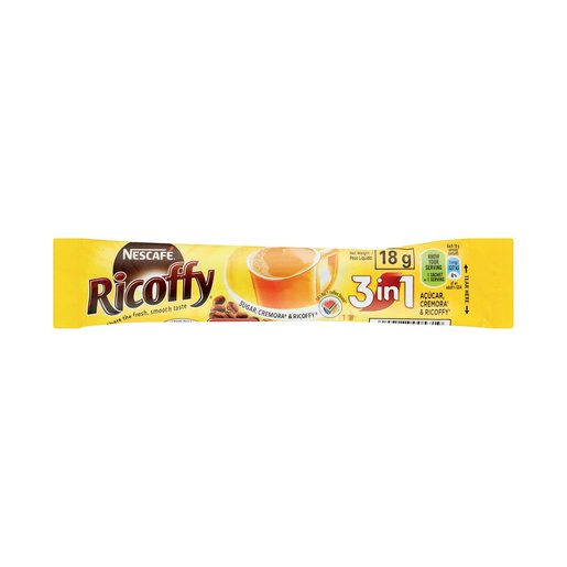 Nescafe Ricoffy 3in1 Instant Coffee Stick 18g