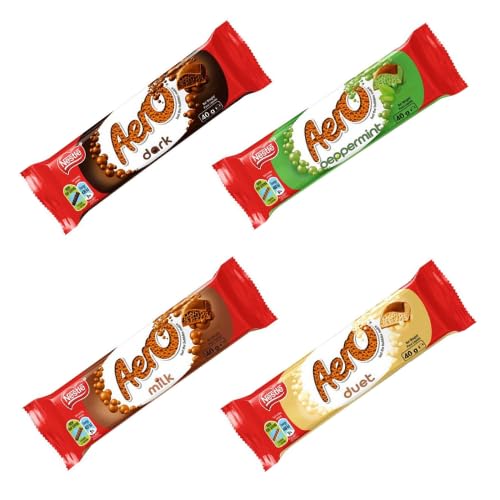 Variety Pack of AERO Chocolate Bar flavors_40g_4 Pack