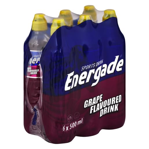 Energade Sports Drink Grape 500ml - 6 Pack