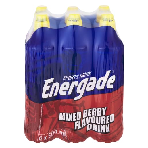 Energade Sports Drink Mixed Berry 500ml - 6 Pack