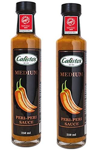Calisto's Tall Peri Peri Medium 250ml - 2 Pack