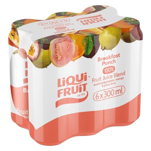 Liqui-Fruit Long Life Fruit Juice Breakfast Punch 300ml 6 Pack