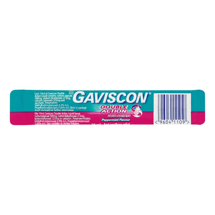 Gaviscon Double Action Liquid 10ml Sachet