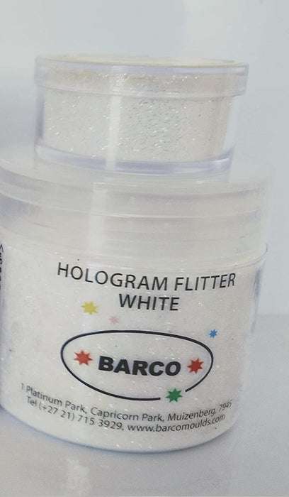 Barco Hologram Glitter (White)