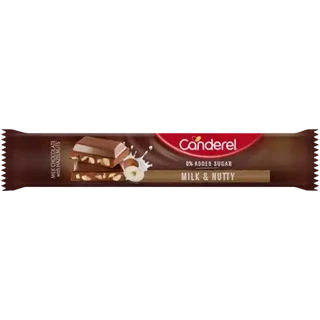 Canderel Milk & Nutty Chocolate Bar 27g