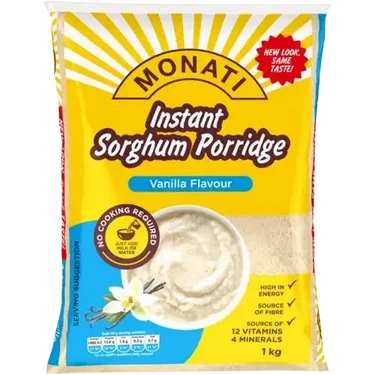 Monati Mabela Instant Vanilla Flavoured Porridge Pack 1kg