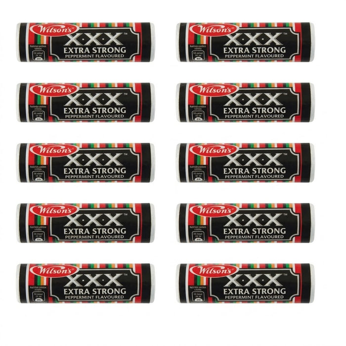 Wilsons XXX Mints 31g Rolls - 10 Pack