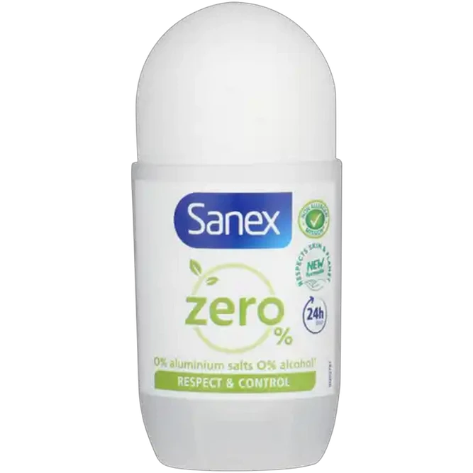 Sanex Zero% Respect & Control Anti Perspirant Roll-On 50ml