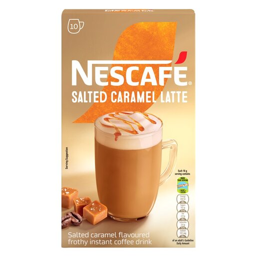Nescafe Salted Caramel Latte Sachets 180g