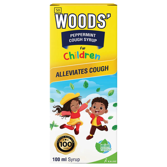 Woods Peppermint Cure Syrup Pedeatric 100ml