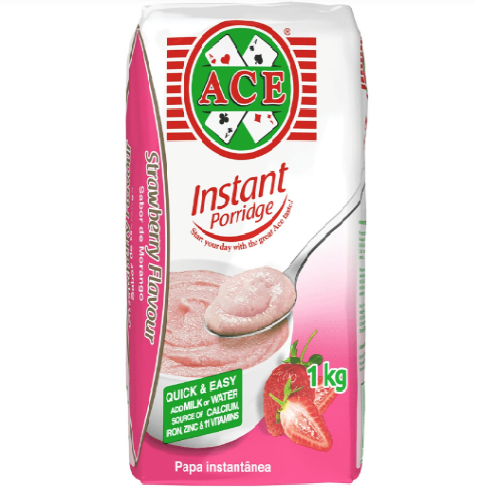 Ace Instant Porridge - Strawberry 1kg