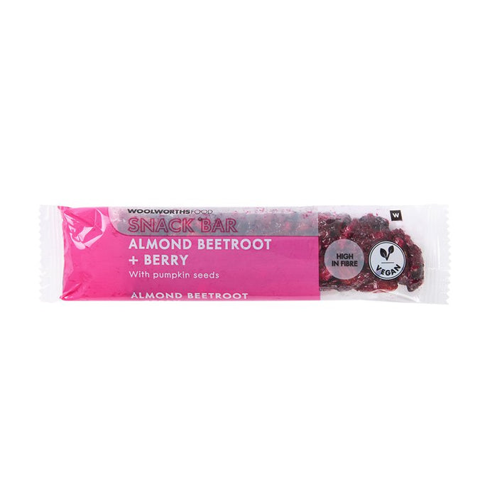 Woolworths Almond Beetroot And Berry Snack Bar 45g