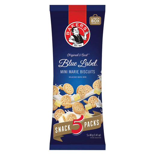 Bakers Blue Label - Multipack - Mini Marie 5x40g