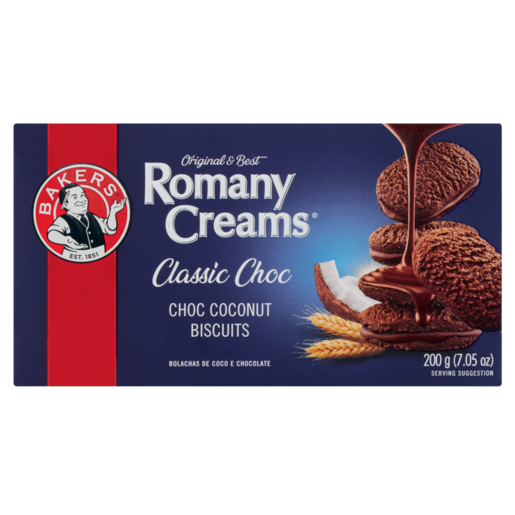 Bakers Romany Cream Classic Choc, 200g