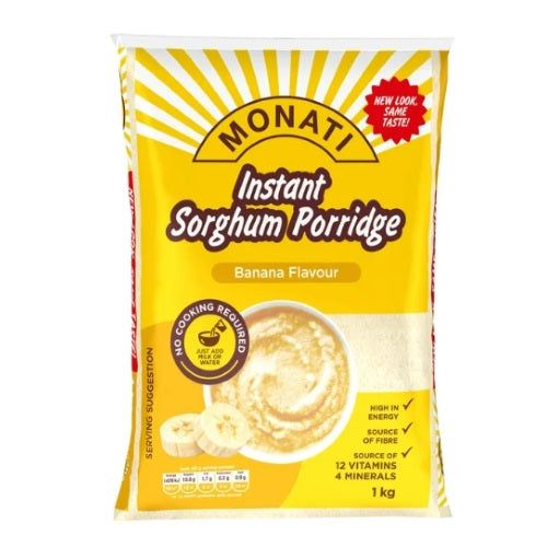 Monati Instant Sorghum Porridge Banana 1kg