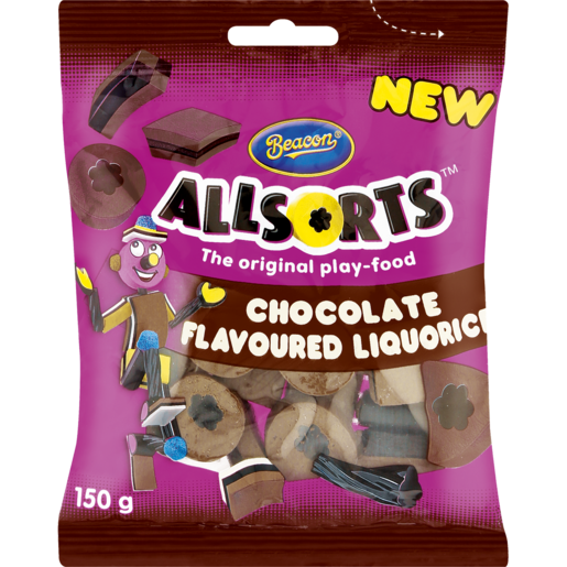 Allsorts Chocolate Flavoured Liquorice 150g