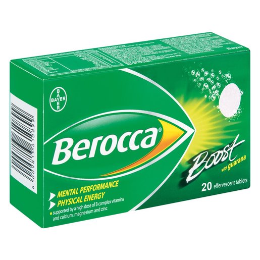 Berocca Boost Effervescent 20s — WELKOM USA