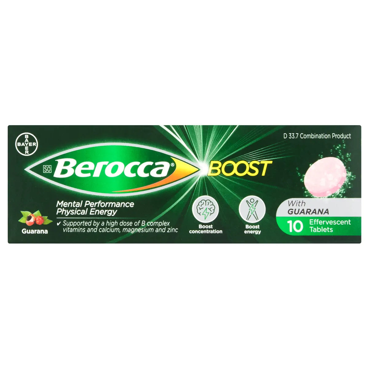 Berocca Boost Effervescent Tablets - 10's — WELKOM USA
