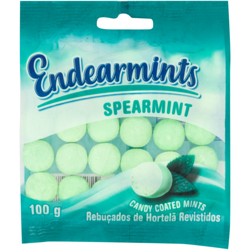 Cadbury Endearmints Spearmint Candy Coated Soft Mints 100g