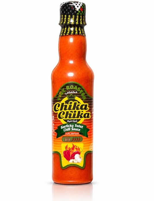 Fire Roasted Chika Chika Garlicky Twist Chilli Sauce 300ml