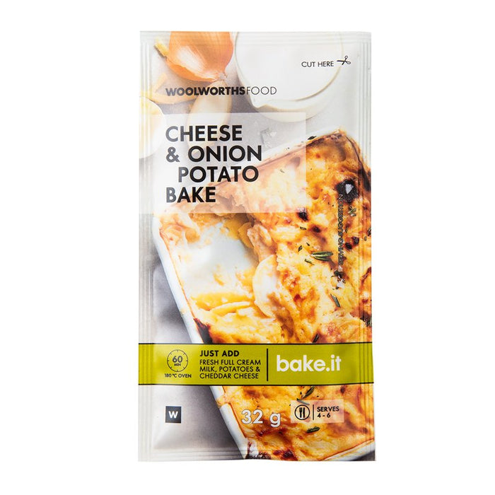 Woolworths Cheese and Onion Flavoured Potato Bake 32g