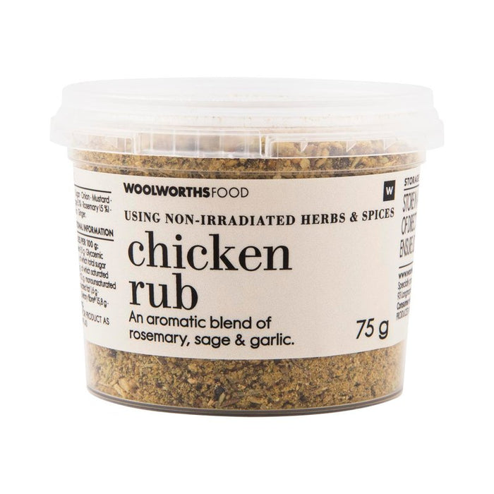 Woolworths Chicken Rub 75g