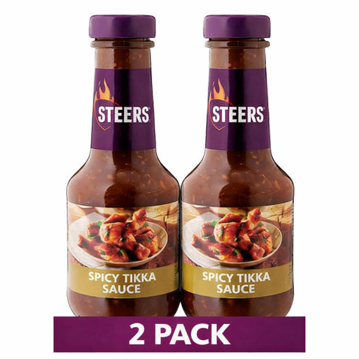 Steers Spicy Tikka Sauce 375ml - 2 Pack