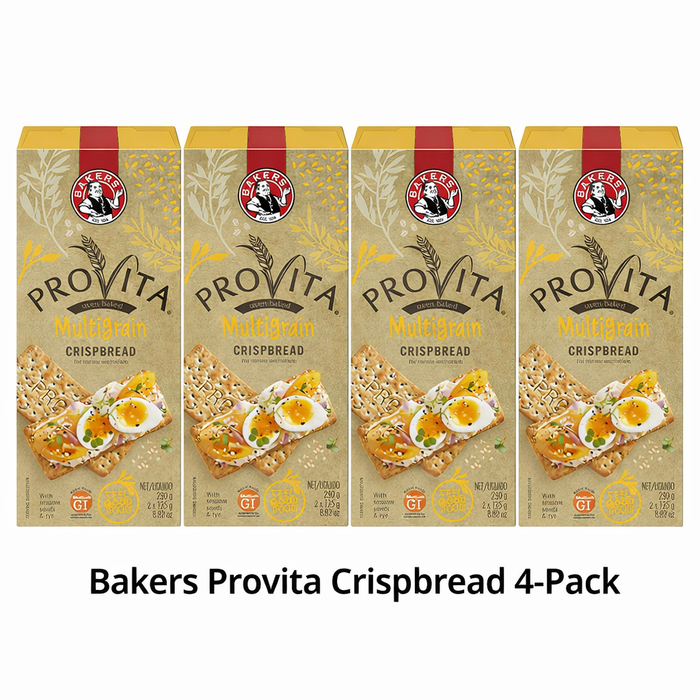 Provita Multigrain Crisp Bread 250g - 4 Pack
