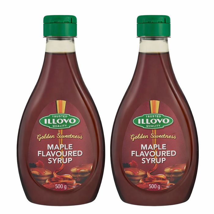 Illovo Maple Syrup Squeeze Bottle 500g - 2 Pack