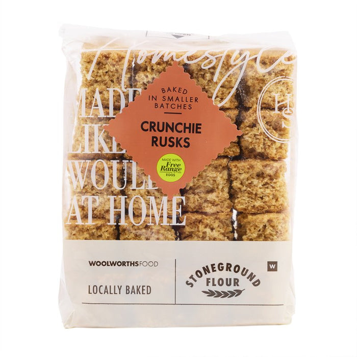 Woolworths Crunchie Rusks 450g