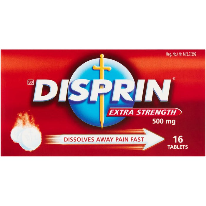 Disprin Pain Tablets Extra Strength 16 Pack
