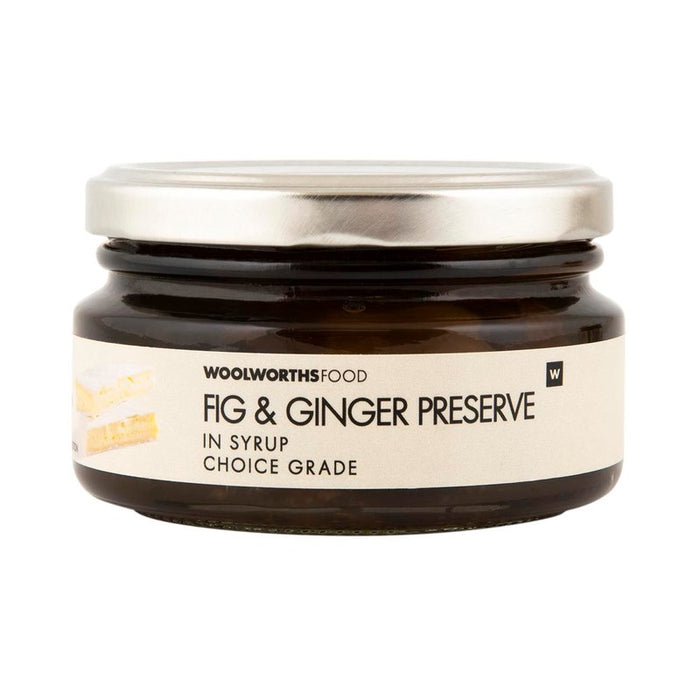 Woolworths Fig and Ginger Preserve 200g
