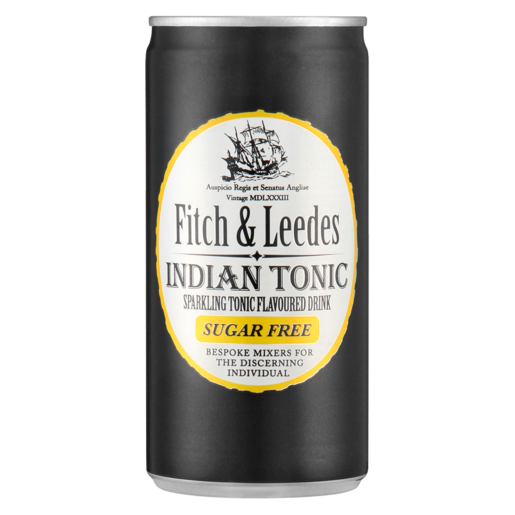 Fitch & Leedes Can - Indian Tonic Sugar Free 200ml