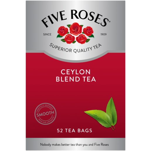 five-roses-ceylon-tea- 52 teabags — WELKOM USA