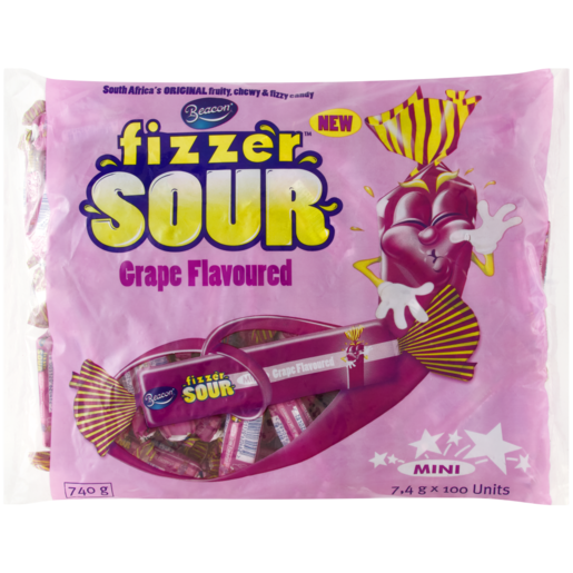 Fizzer Sour Grapes Sweet 100 Pack