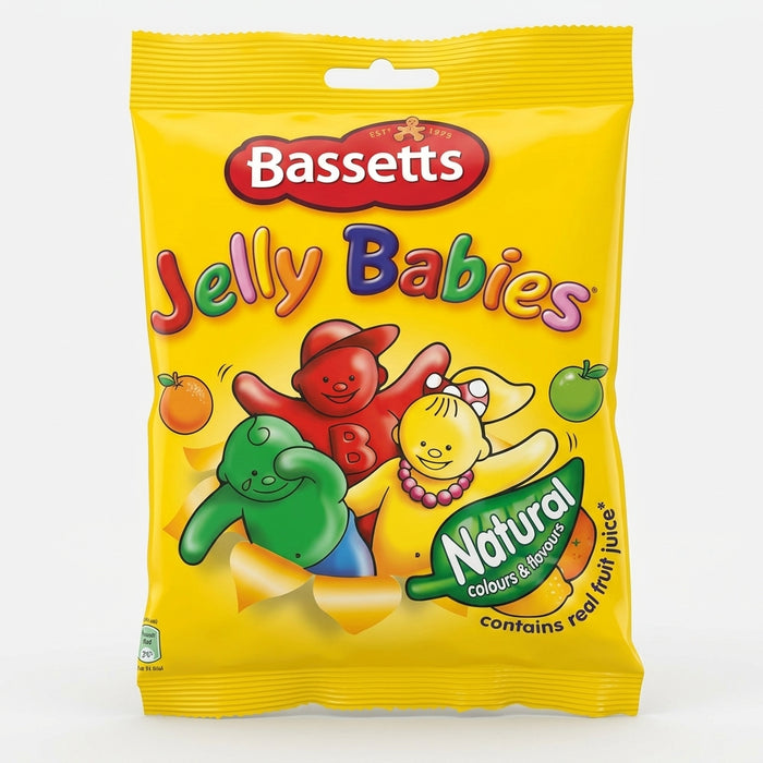 Maynards Bassetts Jelly Babies Bag 130g