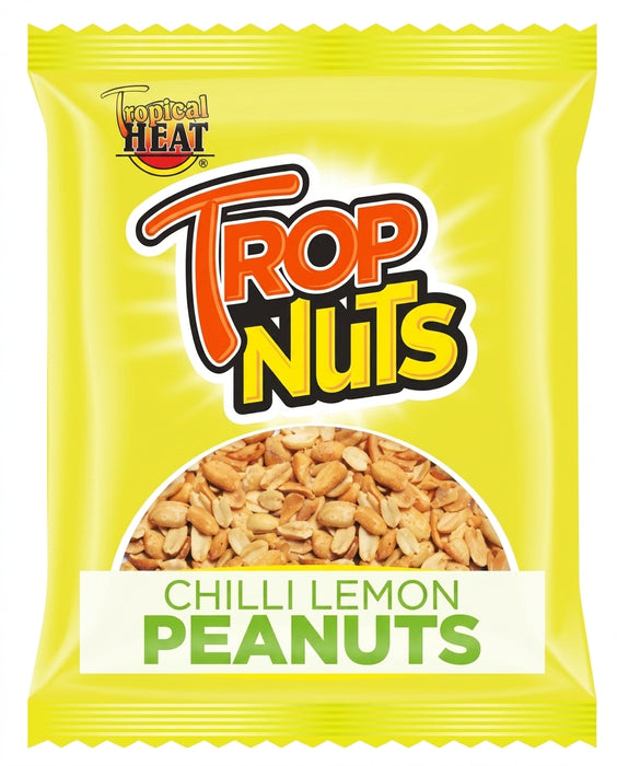 Tropical Heat Snacks TropNuts Chilli Lemon Peanuts 50g
